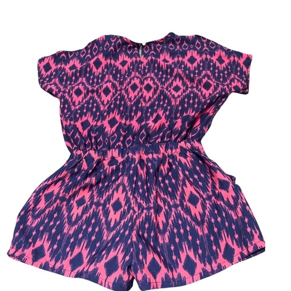 Urban Kids Girls Shorts One Piece Size 7 to 8 Pink and Blue With Pockets. - Picture 4 of 8